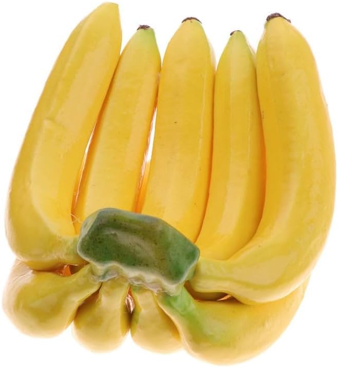 Lifelike Banana Bunch Artificial Fruit Decor