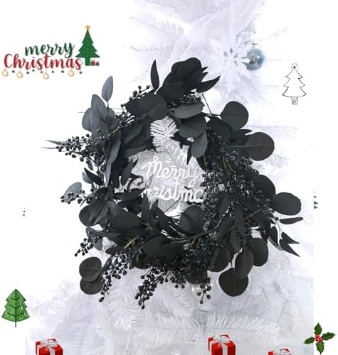 Artificial Black Berries 8 Pack for Christmas Decorations