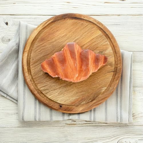Realistic Artificial Croissant Rolls for Bakery Display and Photography Props