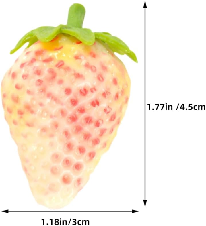 5pc Artificial Strawberry Decor for Cake and Home