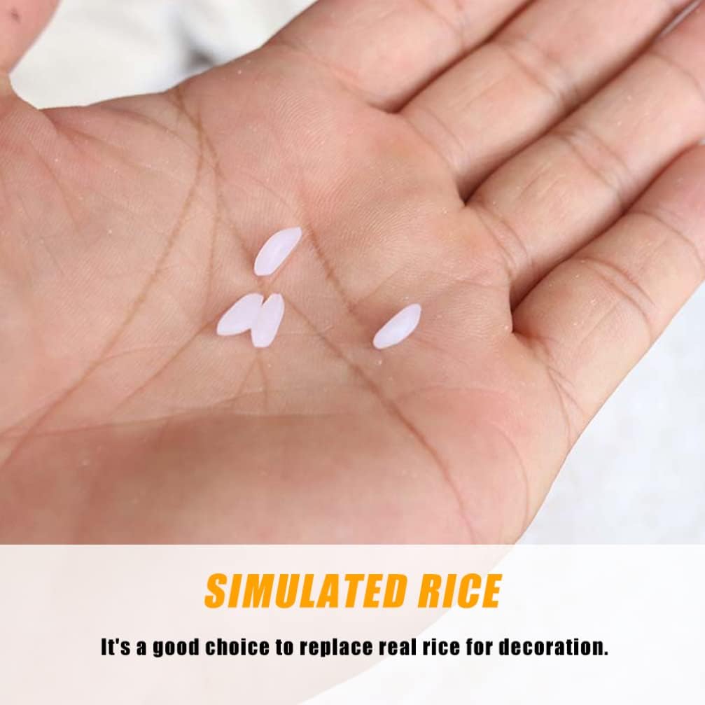 Realistic Fake Rice Model for Kitchen Displays and Photography