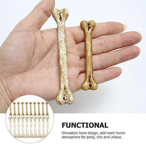 EXCEART 20pcs Mini Skeleton Bones Decoration Prop