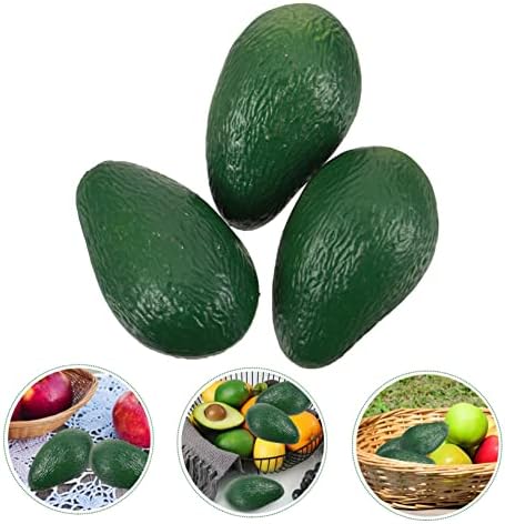 Realistic Avocado Simulation Artificial Fruits for Store Display