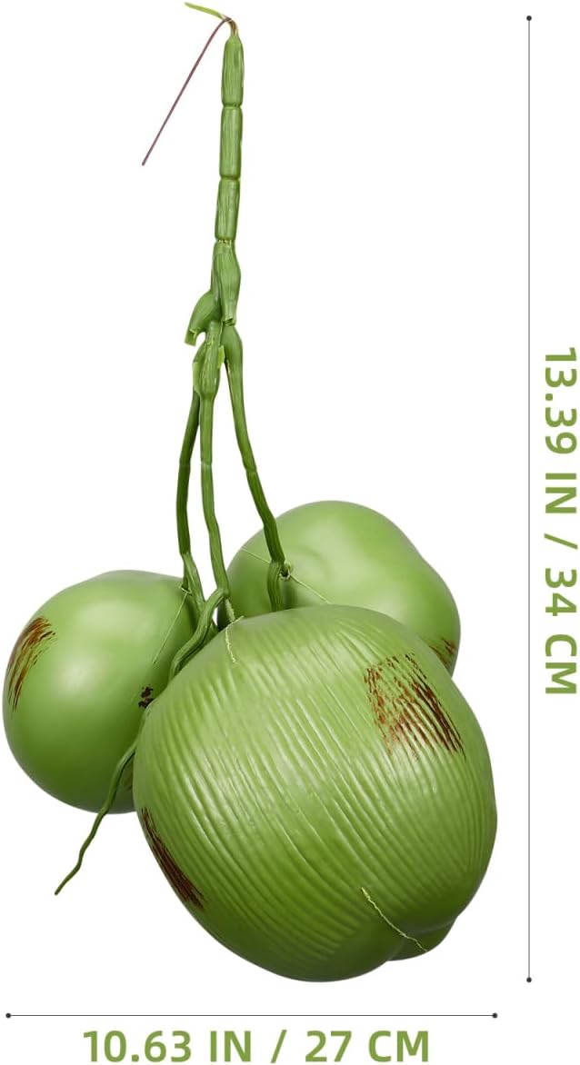Garneck Artificial Coconut Decorations for Tropical Events