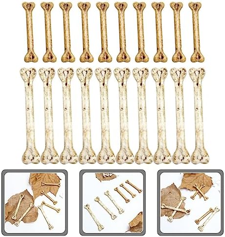 EXCEART 20pcs Mini Skeleton Bones Decoration Prop