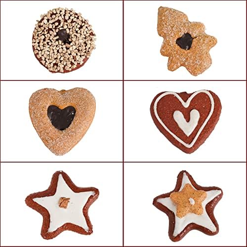 Hagao Fake Cookie Artificial Biscuits 6 PCS Kitchen Decor