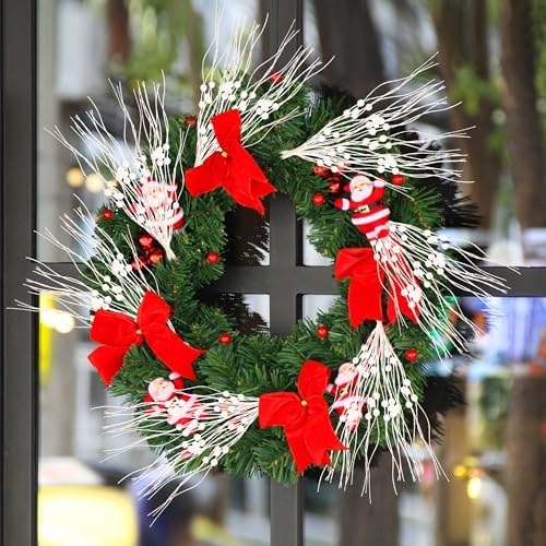 24 Pack Artificial Glitter Berry Stem Ornaments 17 Inches