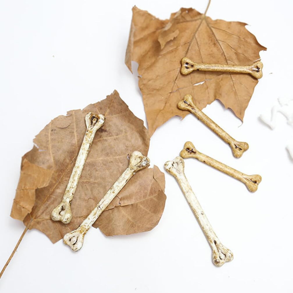EXCEART 20pcs Mini Skeleton Bones Decoration Prop