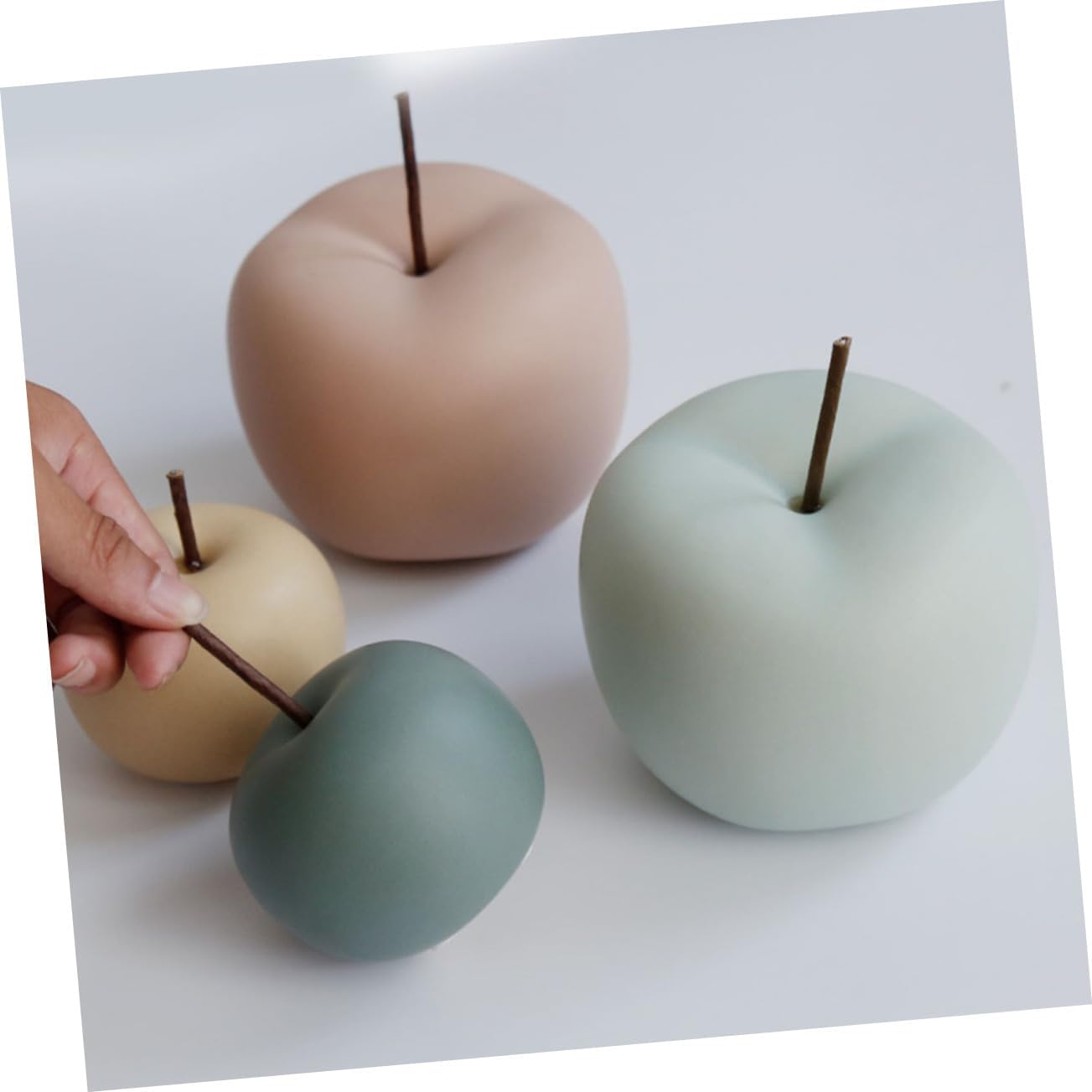 Ceramic Fruit Figurine for Home Desktop Decor