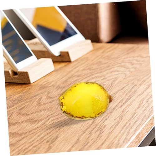 Cabilock Realistic Artificial Lemon Fruit Decoration
