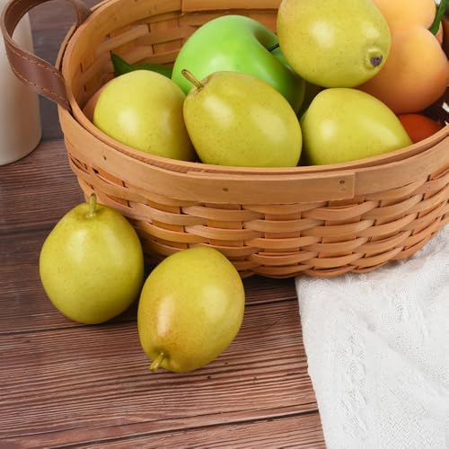 Artificial Fragrant Pears 6PCS for Home Kitchen Decor