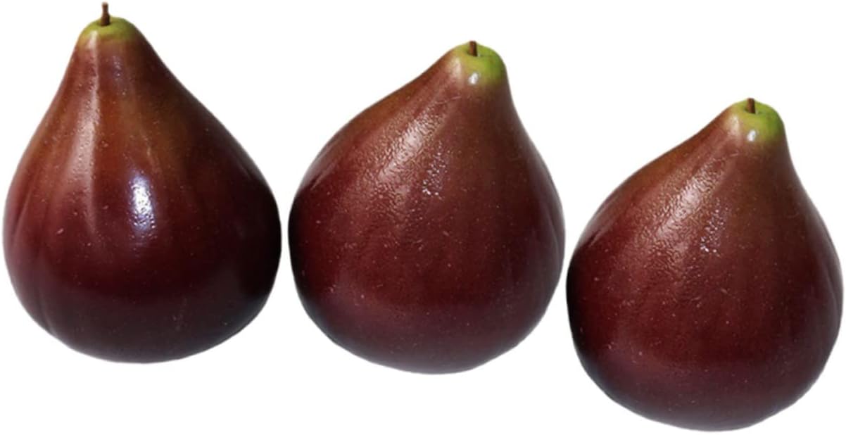 6pcs Artificial Fig Models for Home Kitchen Decor
