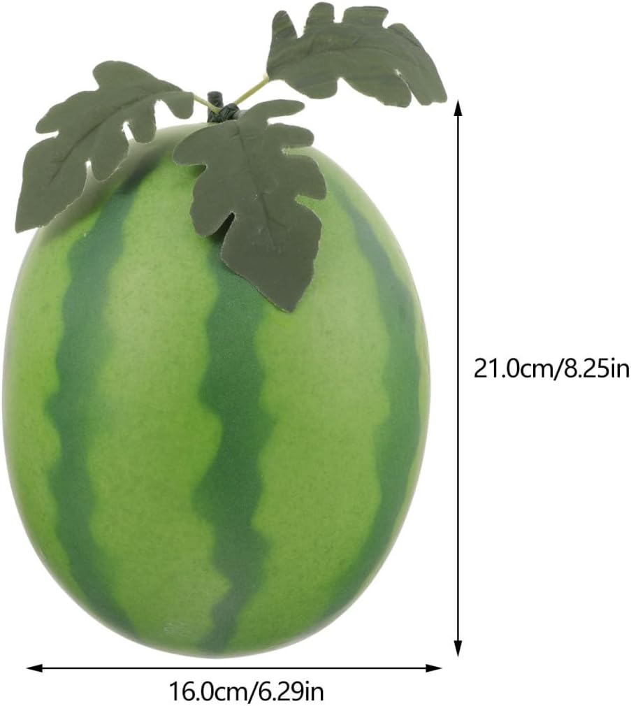 BESTOYARD Artificial Watermelon for Home Decor and Photography