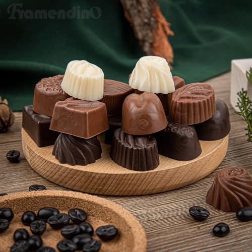 Framendino 24 Pack Artificial Chocolate Display Models