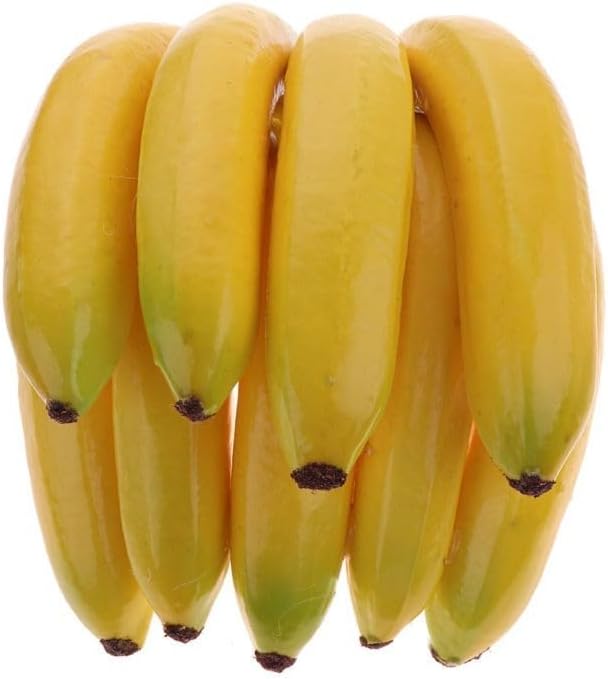 Lifelike Banana Bunch Artificial Fruit Decor