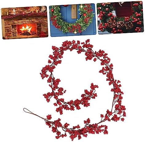 Christmas Artificial Red Fruit Decor for Home and Party