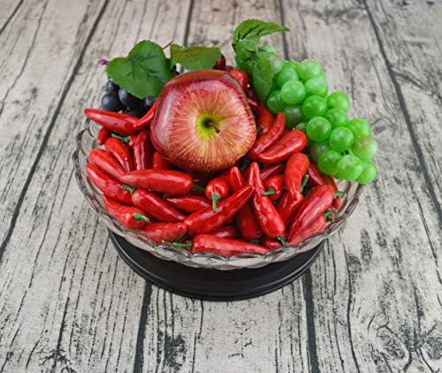 JEDFORE Realistic Artificial Red Pepper Set 36pcs