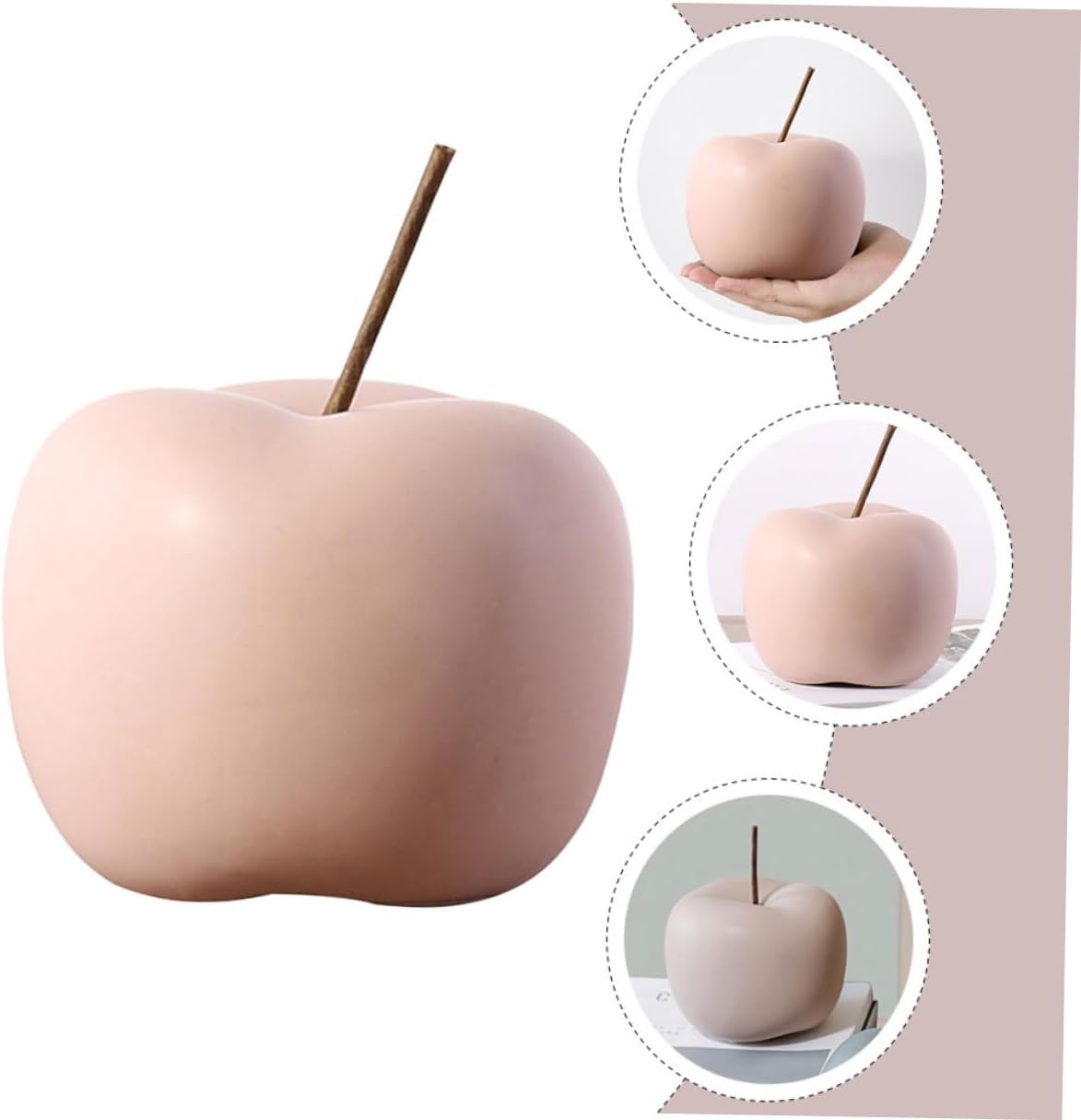 Ceramic Fruit Figurine for Home Desktop Decor
