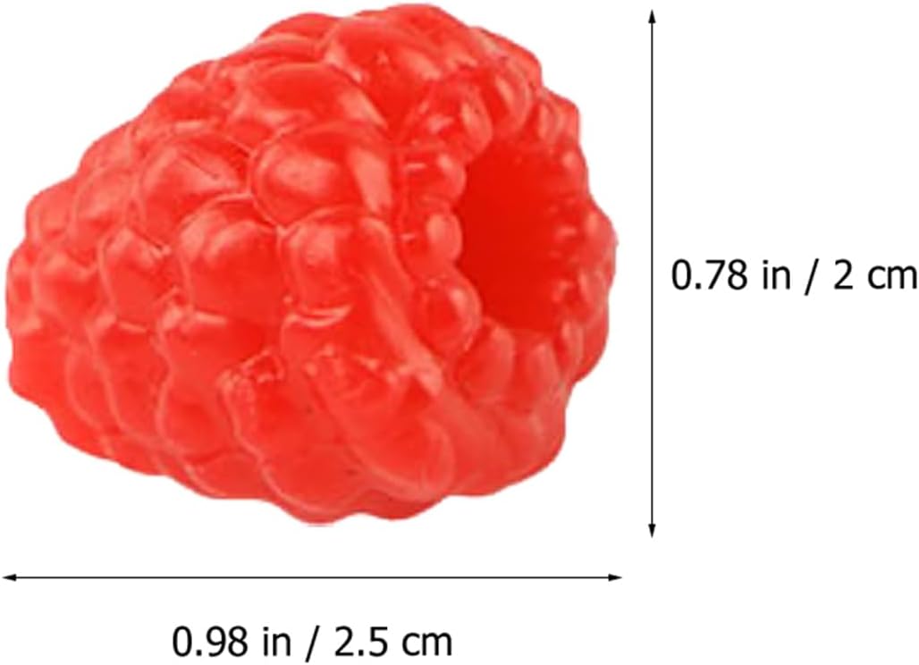 40 PCS Artificial Raspberry Photo Decor Prop