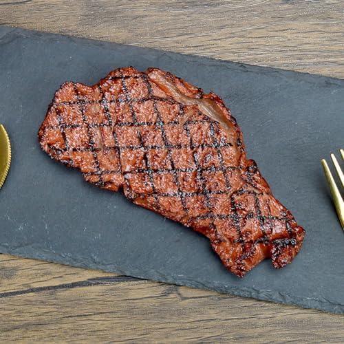 2 Pcs Realistic Artificial Steak Models for Display and Photography