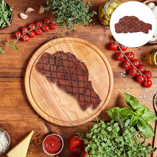 Artificial Fake Steak 2Pcs Realistic Simulation Food Model