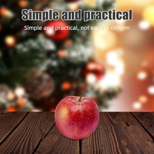 Toyvian 100pcs Realistic Plastic Fruit Stems for DIY Projects