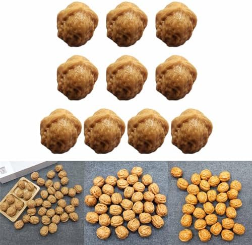 10 Piece Simulation Walnut Artificial Fruit Decor