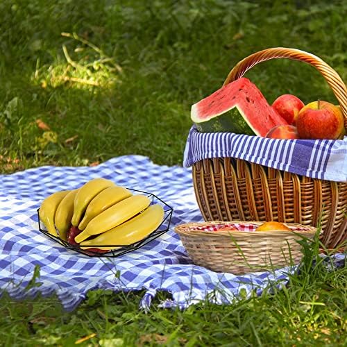 HUIANER Artificial Yellow Bananas 6PCS Decor Set