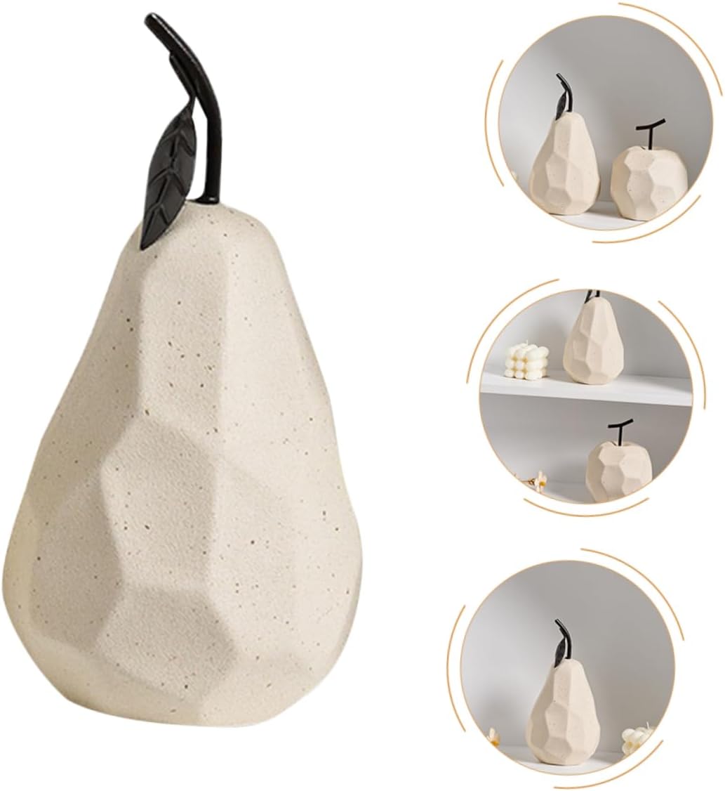Zerodeko Geometric Pear Ceramic Art Decor