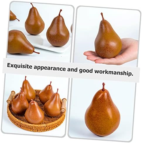 Garneck Artificial Pear Decor Set for Home Office Display