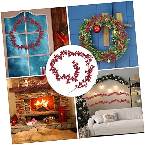 Christmas Artificial Red Fruit Decor for Home and Party