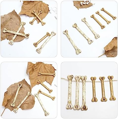 EXCEART 20pcs Mini Skeleton Bones Decoration Prop