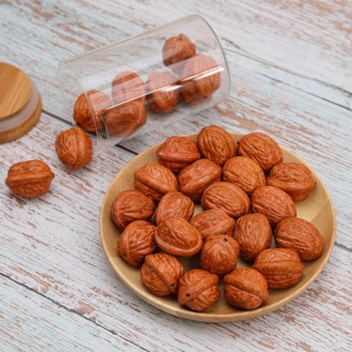 30PCS Artificial Walnuts for Home Vase Decoration