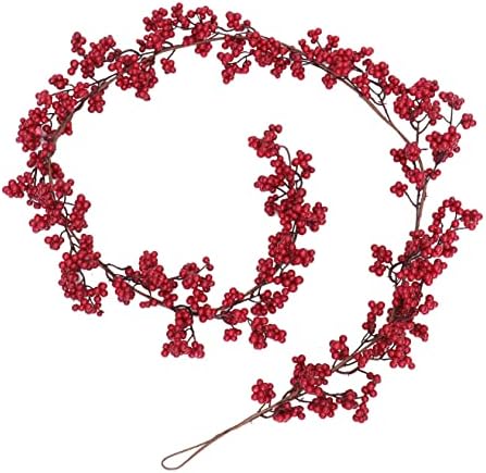 Christmas Artificial Red Fruit Decor for Home and Party