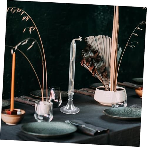 3pcs Elegant Glass Oil Lamp Set for Indoor Use