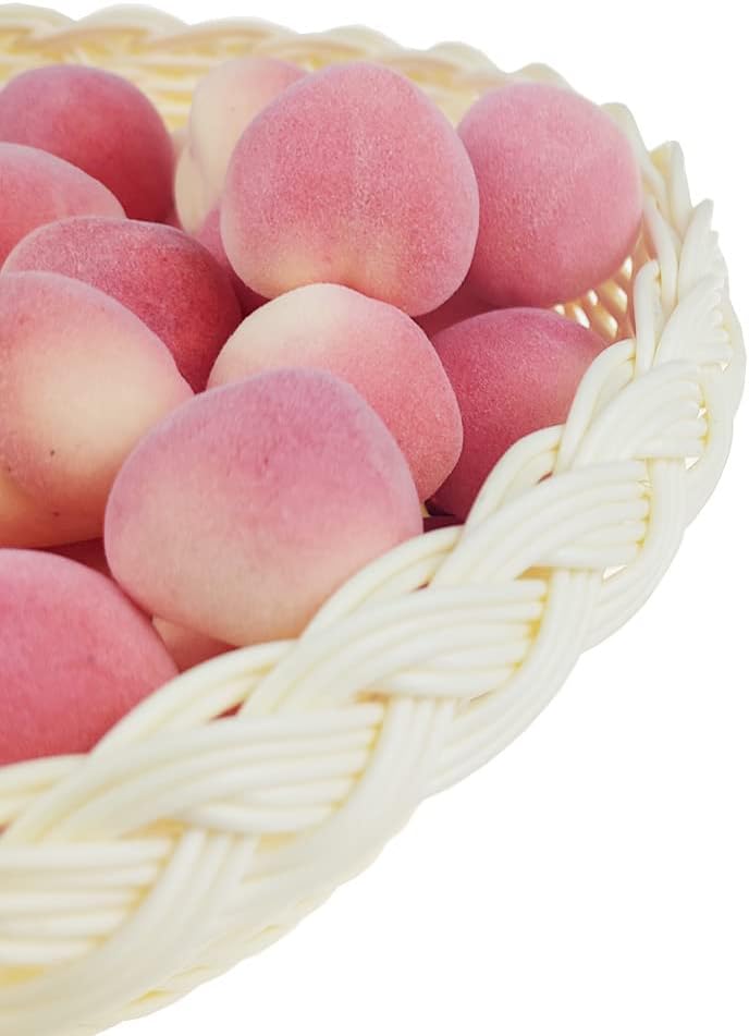 30 cm Mini Fake Peaches Artificial Fruit Decoration 30pcs