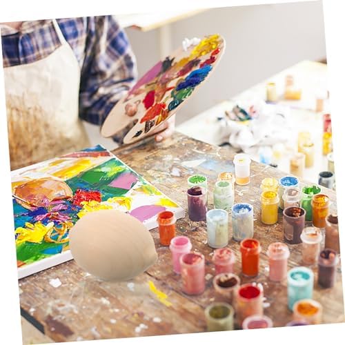 Artibetter 5pcs Wooden Lemon Shape Painting Kit for Kids