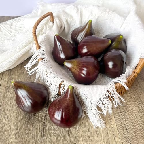 Lovmeety 5Pcs Artificial Figs for Home Decor Display