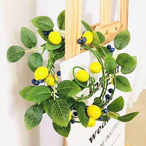 Lemon Blueberry Garland 2 Pack for Home Wedding Decor