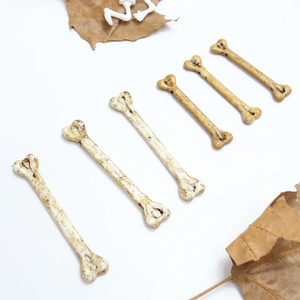 EXCEART 20pcs Mini Skeleton Bones Decoration Prop