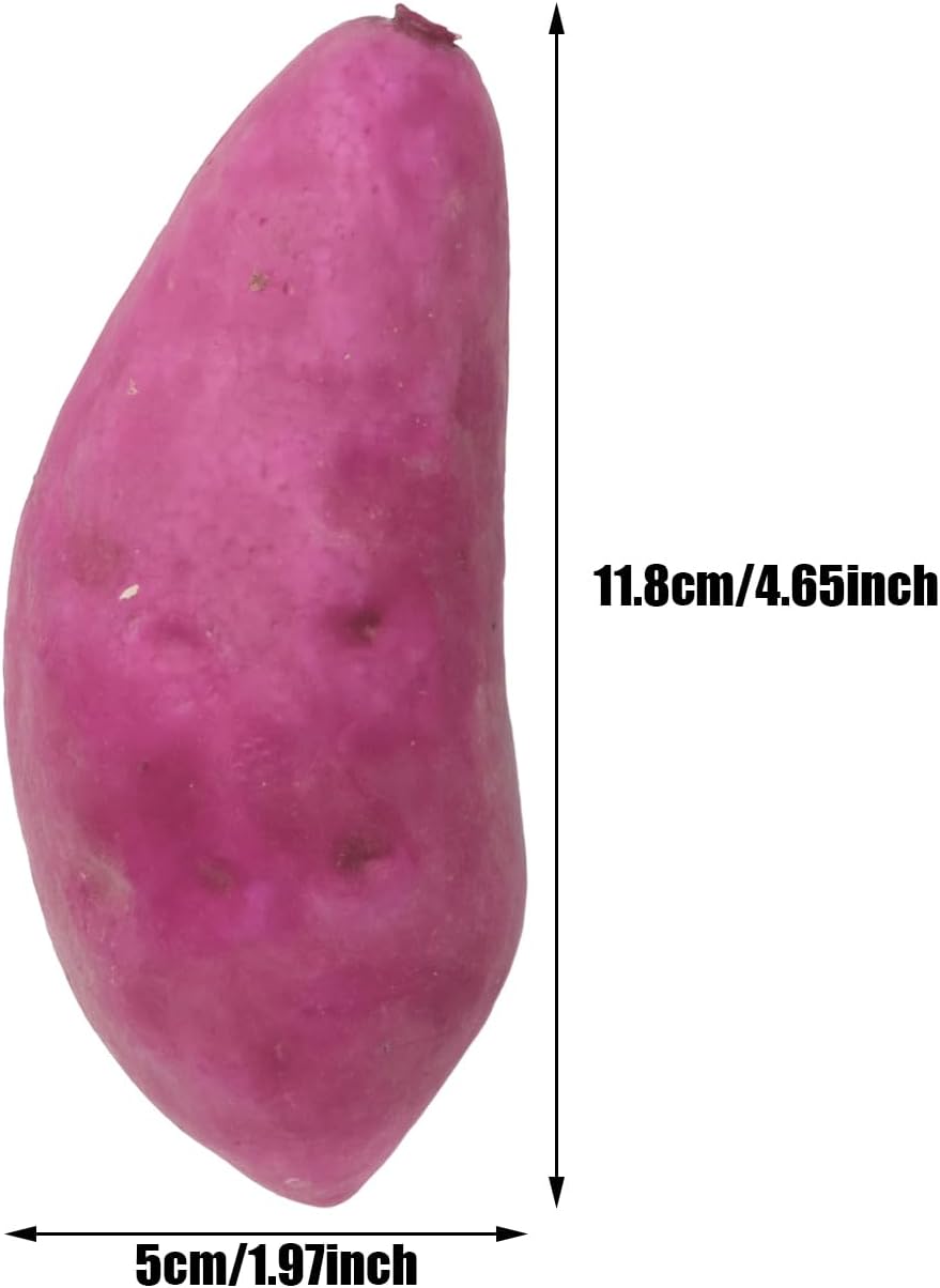 Honbay 4PCS Realistic Sweet Potato Decorations