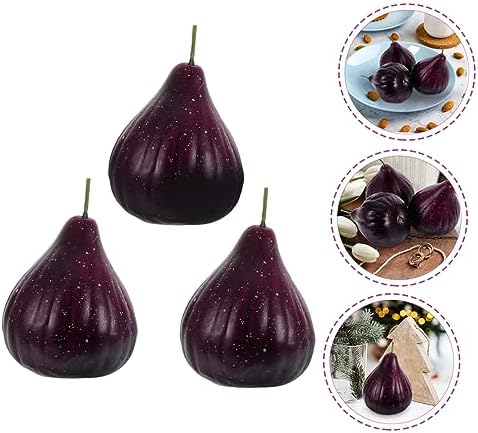 Zerodeko 9pcs Realistic Artificial Fig Ornaments
