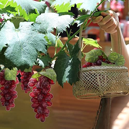 Woration Artificial Grape Bundles with Vines