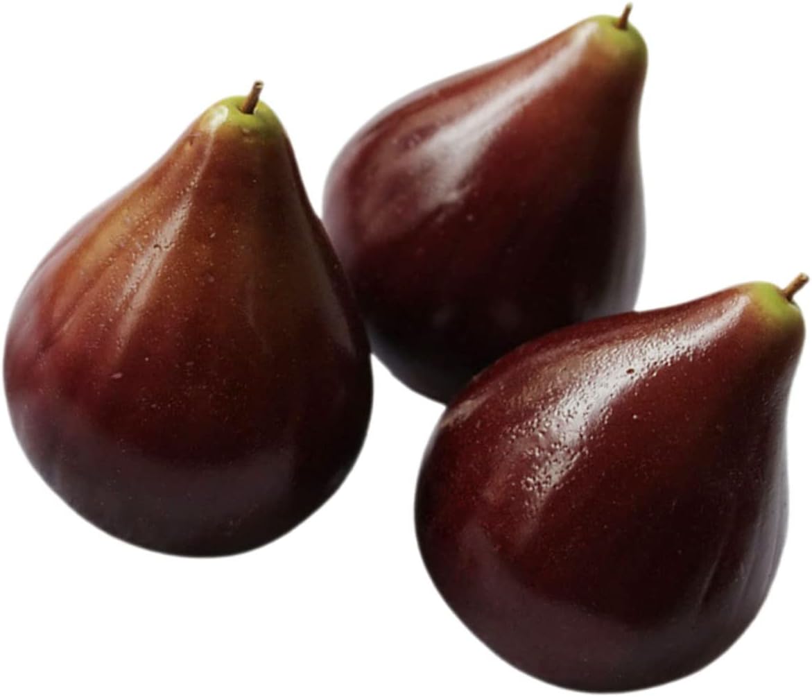 6pcs Artificial Fig Models for Home Kitchen Decor