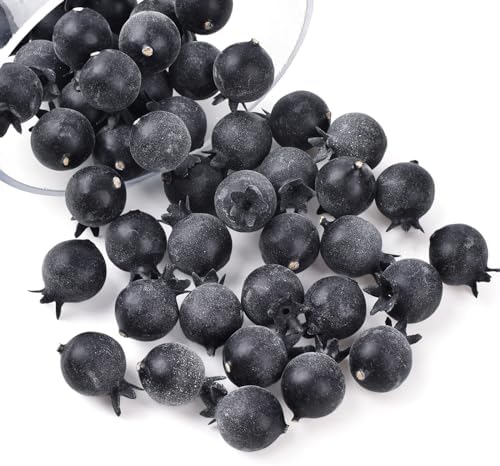 Frost Blueberry Artificial Fruit 50 Pcs Decor Prop