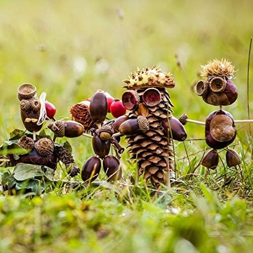 BigOtters 100 PCS Artificial Acorn Decor