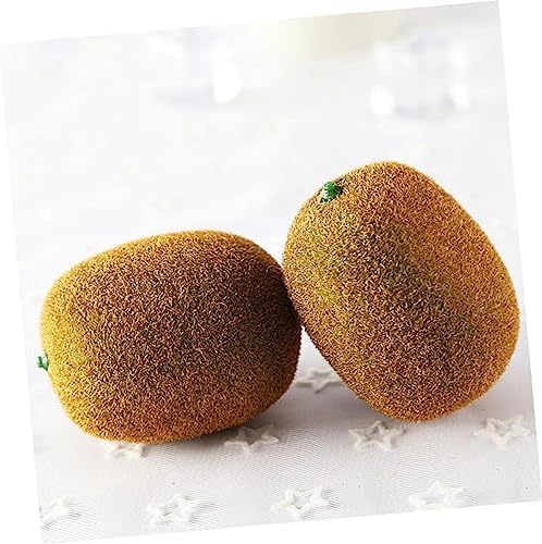 Amosfun 4pcs Lifelike Artificial Kiwifruit Decor Models