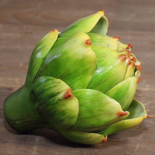 Artificial Artichoke Vegetables Decor Set of 6 Green Large