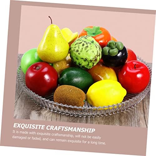VICASKY 4Pcs Plastic Artificial Kiwi Fruit Decor
