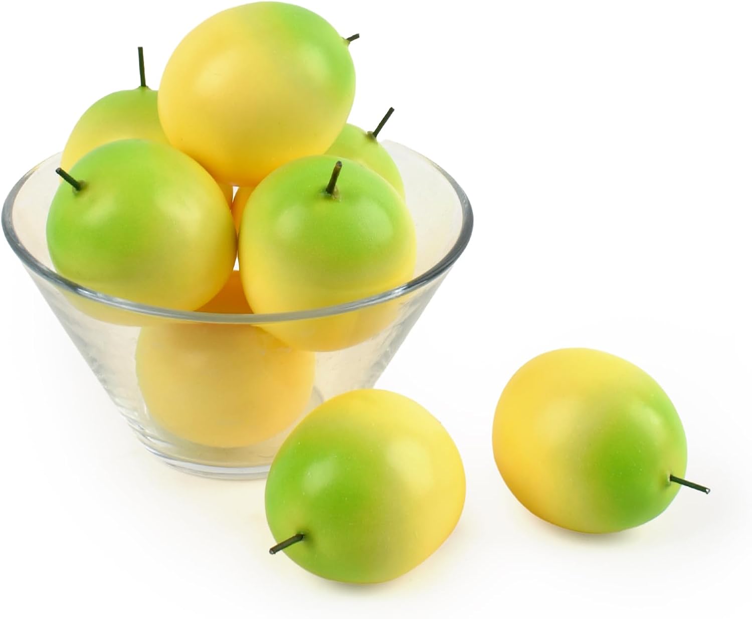 Yellow Artificial Passion Fruits 8 Pcs for Home Decor